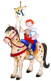 Kind auf Pferd
